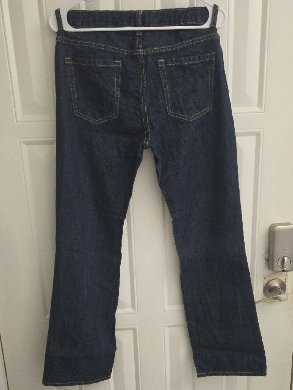 Old Navy Boys Husky Dark Blue Straight Jeans